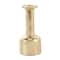 Gold Aluminum Taper Candle Holder with Rounded Bases Set